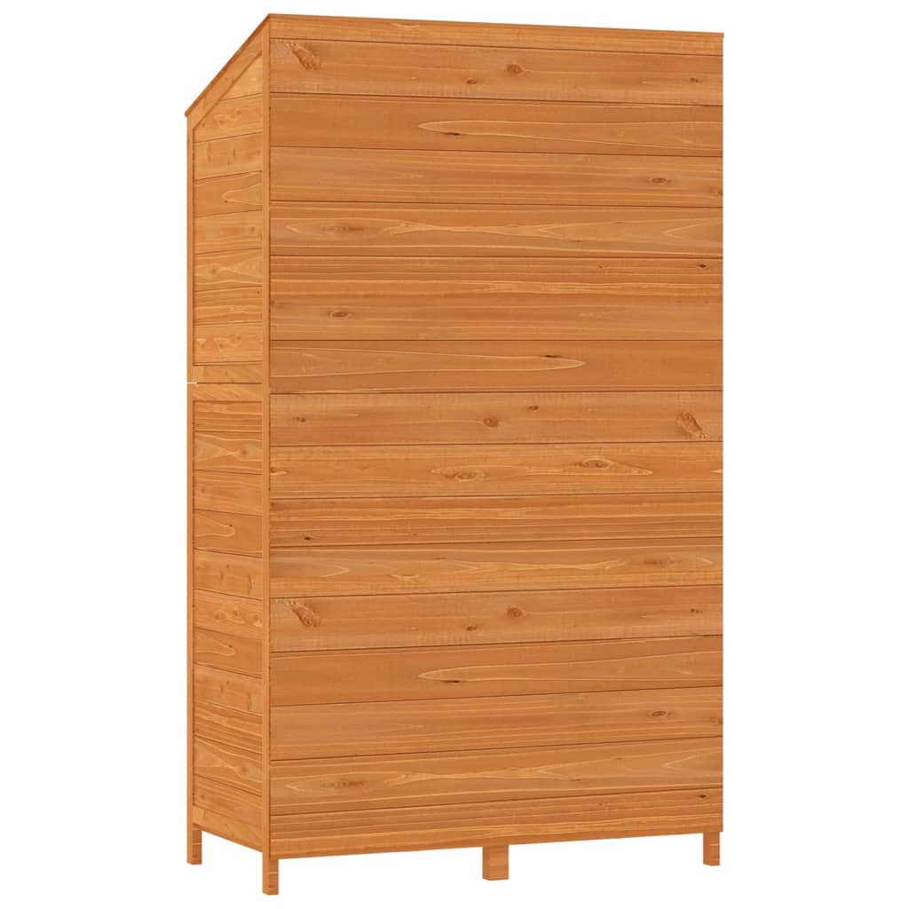 152193 vidaXL Garden Shed Brown 102x52x174,5 cm Solid Wood Fir