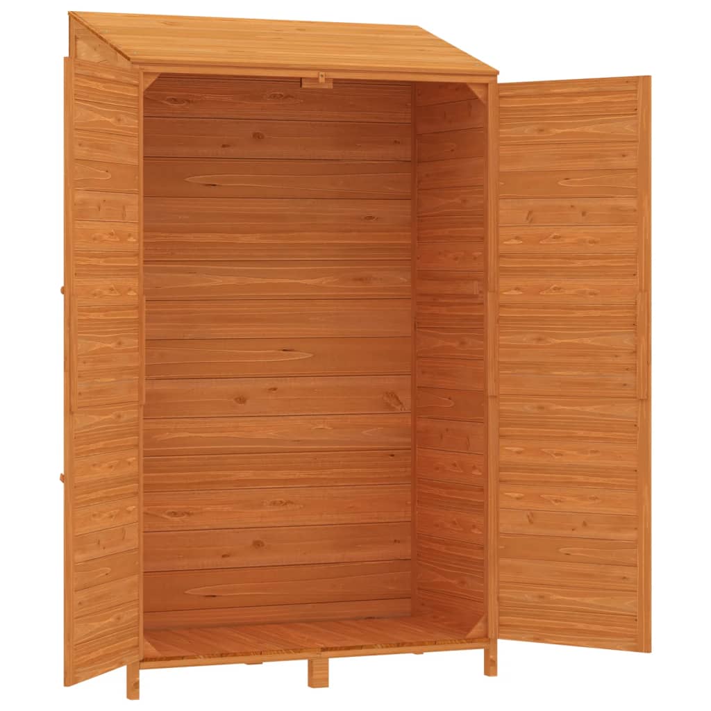 152193 vidaXL Garden Shed Brown 102x52x174,5 cm Solid Wood Fir