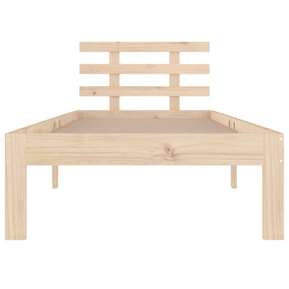 vidaXL Bed Frame without Mattress 75x190cm Small Single