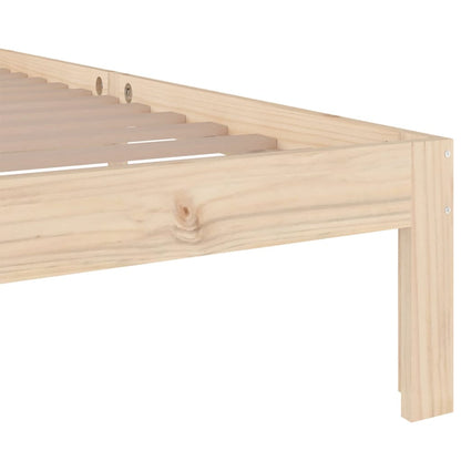 vidaXL Bed Frame without Mattress 75x190cm Small Single