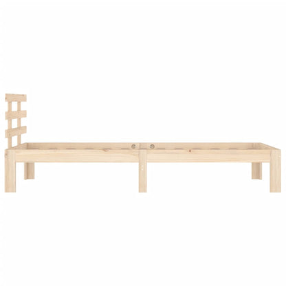 vidaXL Bed Frame | Pine | Solid Pine Wood | Single | Durable | Bed Frame