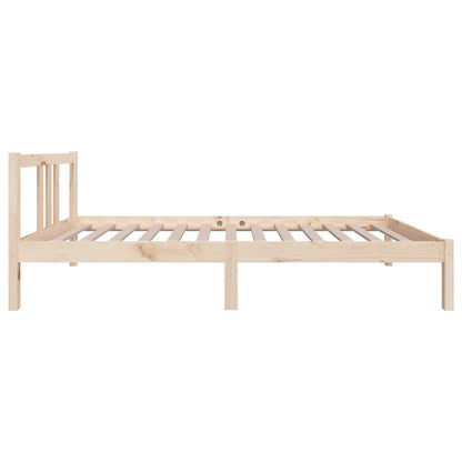 vidaXL Bed Frame without Mattress Solid Wood 90x190 cm Single Single