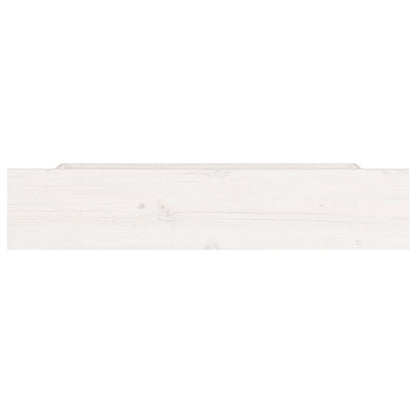 vidaXL Bed Drawers 4 pcs White Solid Wood Pine