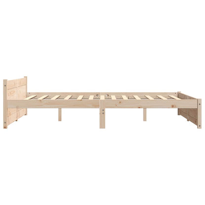 vidaXL Bed Frame without Mattress Solid Wood 150x200 cm King Size