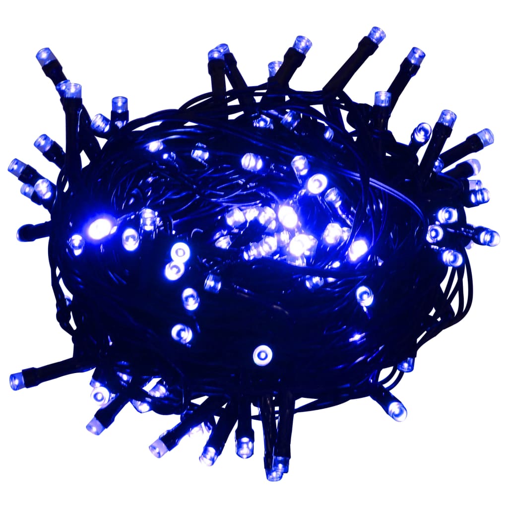 vidaXL LED String with 150 LEDs Blue 15 m PVC