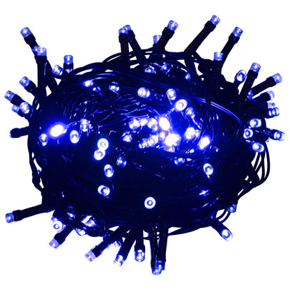 vidaXL LED String with 150 LEDs Blue 15 m PVC