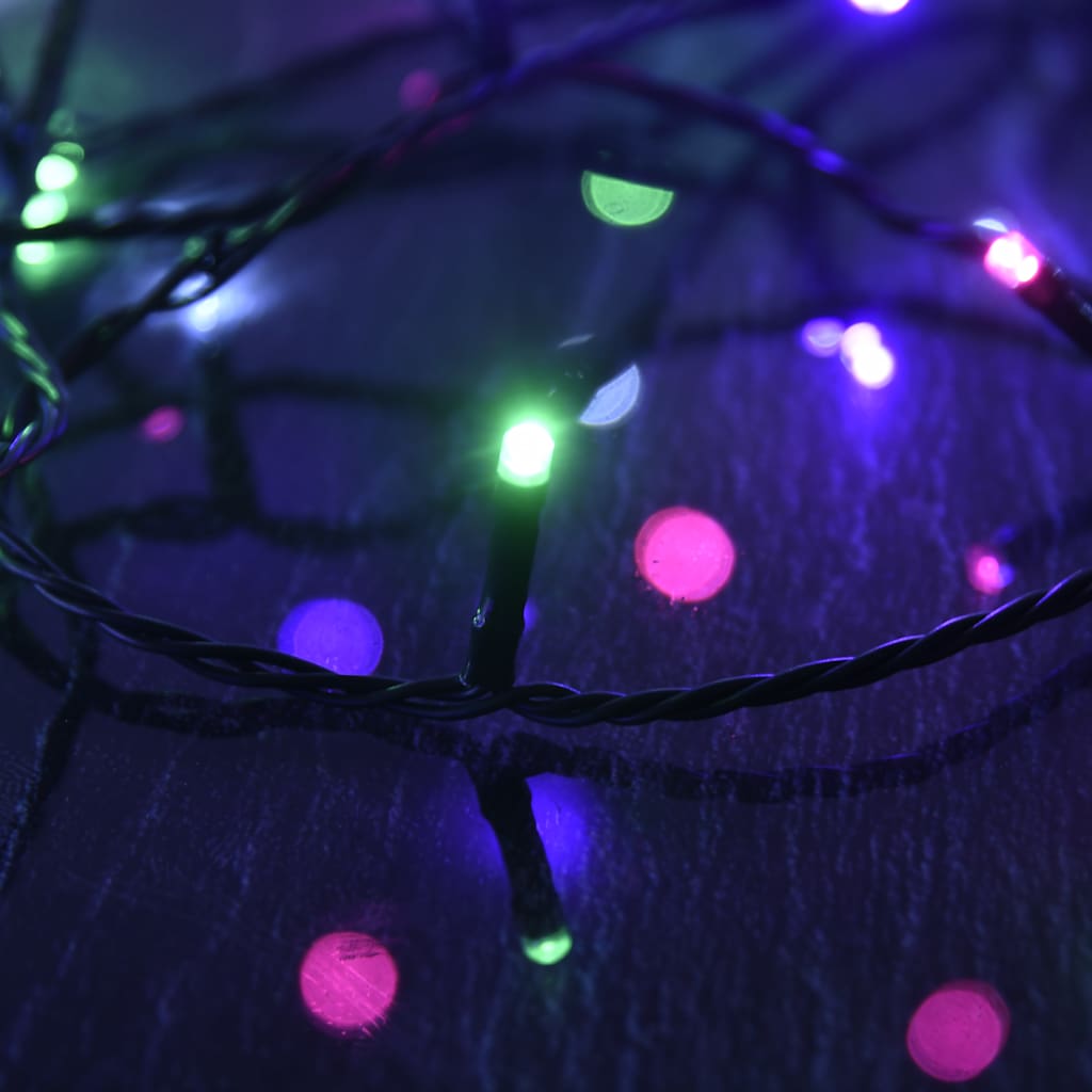 vidaXL LED String with 300 LEDs Pastel Multicolour 30 m PVC