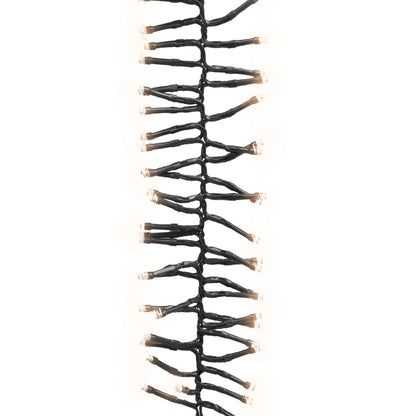 vidaXL LED Cluster String with 400 LEDs Warm White PVC