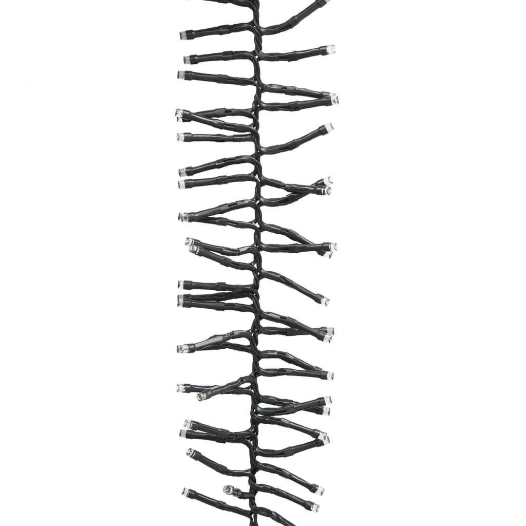 vidaXL LED Cluster String with 400 LEDs Warm White PVC