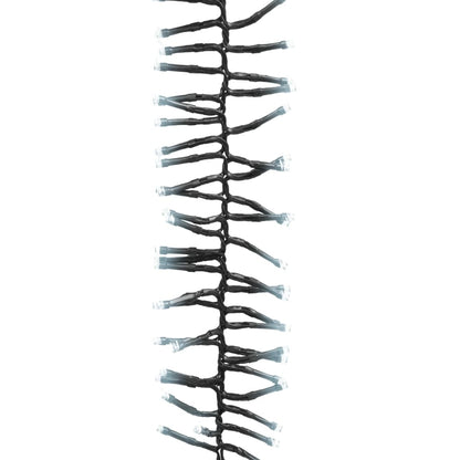 vidaXL LED Cluster String with 400 LEDs Cold White PVC
