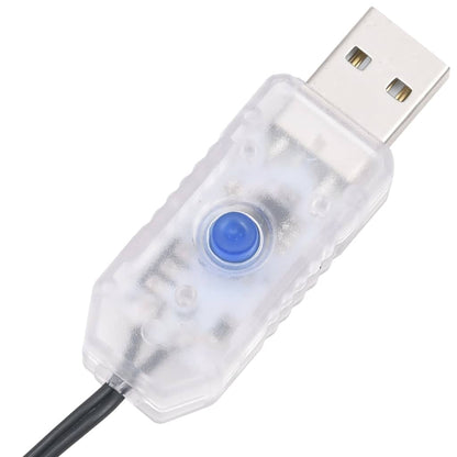 vidaXL LED Cluster String with 400 LEDs Cold White PVC