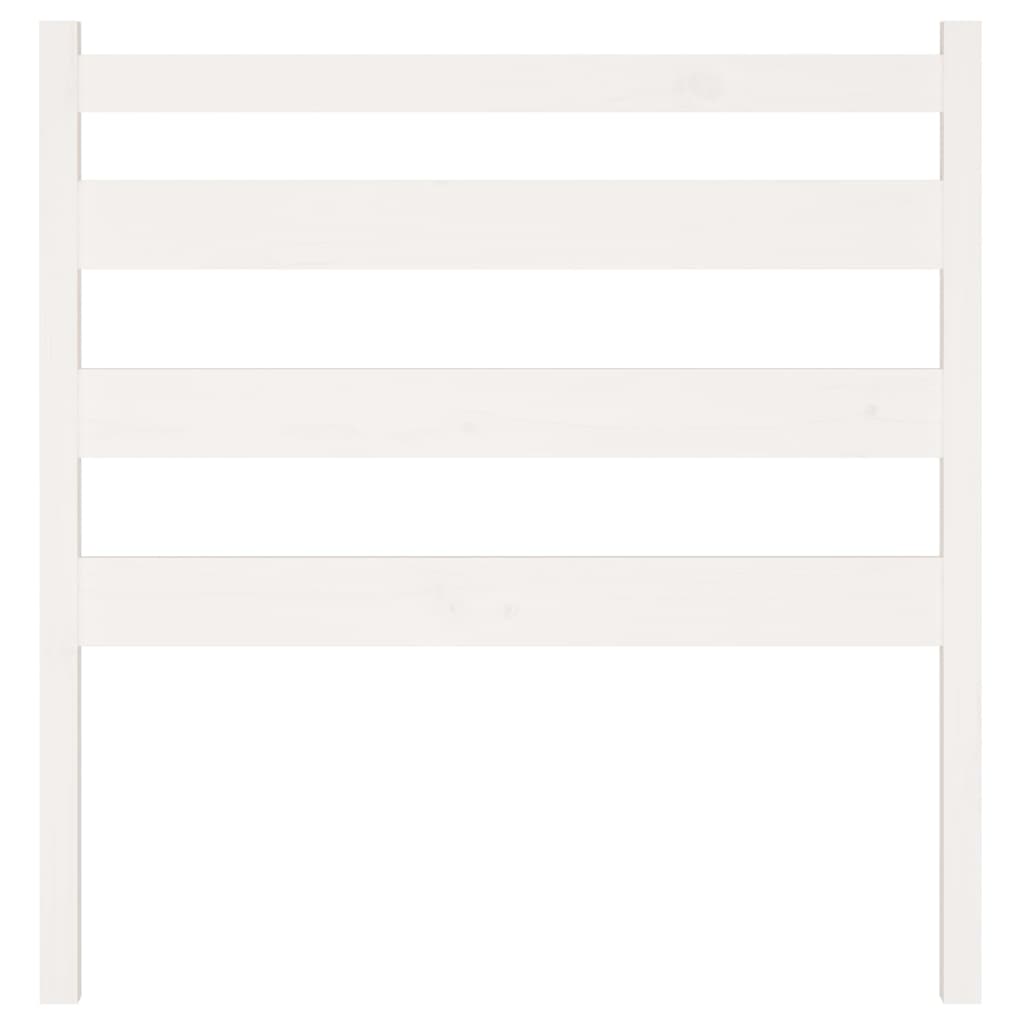 vidaXL Bed Headboard White 106x4x100 cm Solid Wood Pine