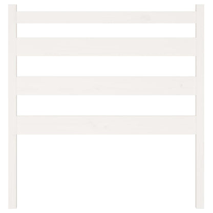 vidaXL Bed Headboard White 106x4x100 cm Solid Wood Pine