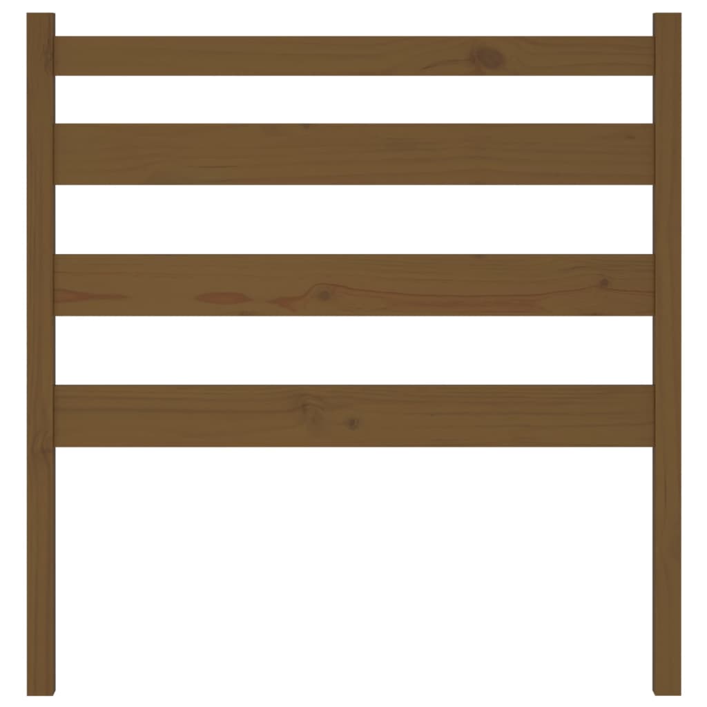 vidaXL Bed Headboard Honey Brown 106x4x100 cm Solid Wood Pine