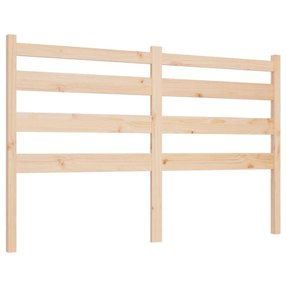 vidaXL Bed Headboard 126x4x100 cm Solid Wood Pine