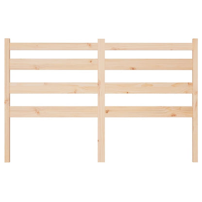 vidaXL Bed Headboard 126x4x100 cm Solid Wood Pine