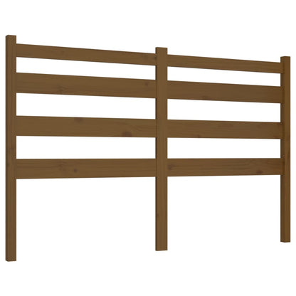 vidaXL Bed Headboard Honey Brown 141x4x100 cm Solid Wood Pine