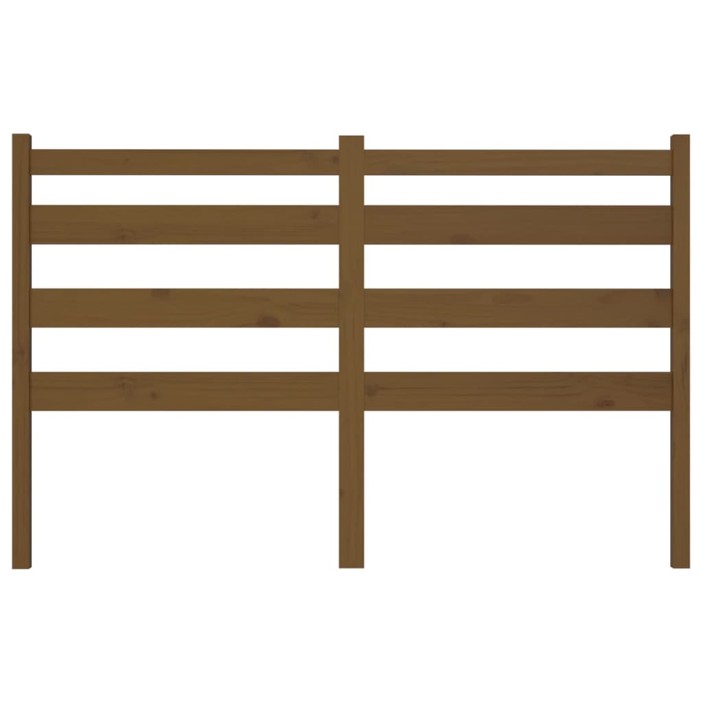 vidaXL Bed Headboard Honey Brown 186x4x100 cm Solid Wood Pine