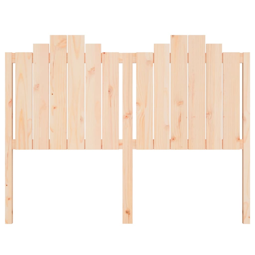 vidaXL Bed Headboard 141x4x110 cm Solid Wood Pine