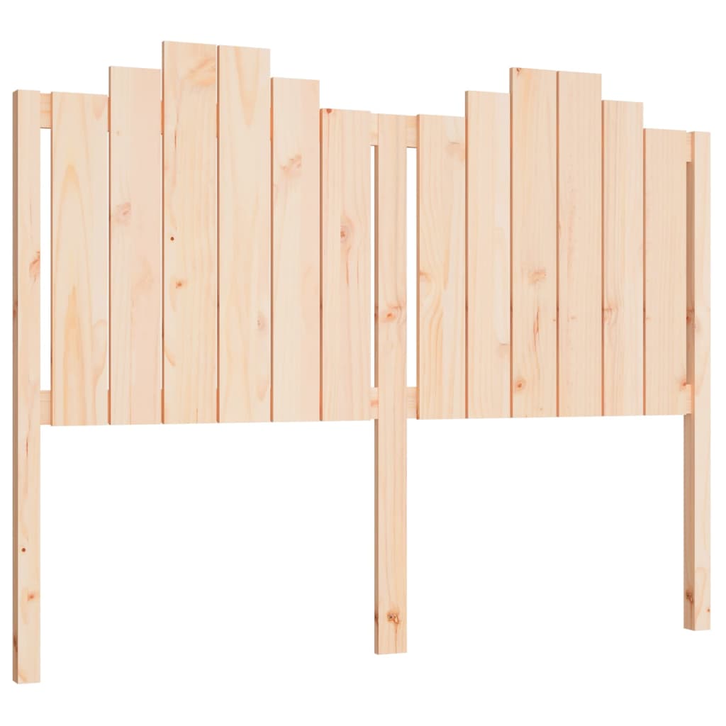 vidaXL Bed Headboard 146x4x110 cm Solid Wood Pine