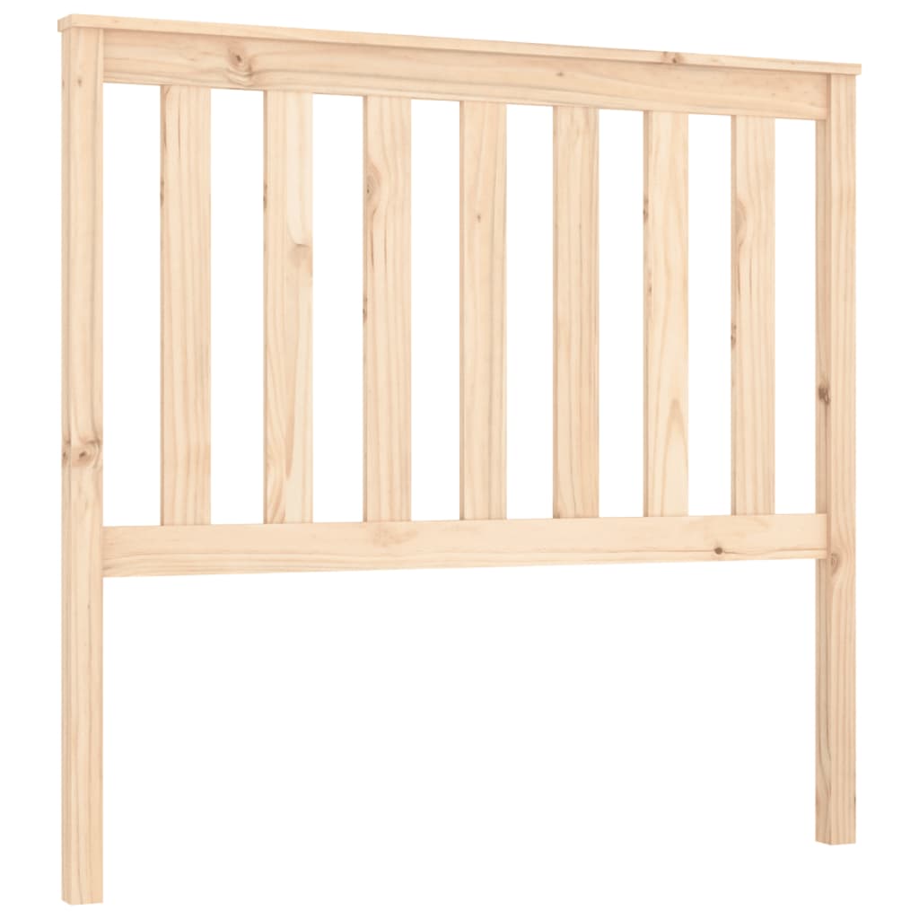 vidaXL Bed Headboard | Light Brown | Solid Pine Wood | 106x6x101 cm