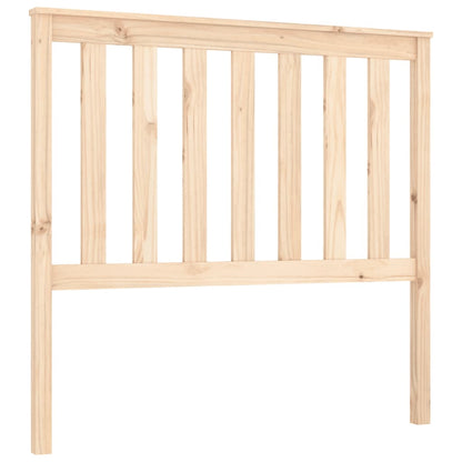 vidaXL Bed Headboard | Light Brown | Solid Pine Wood | 106x6x101 cm