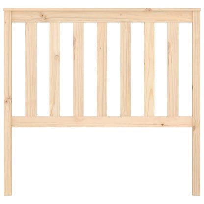 vidaXL Bed Headboard | Light Brown | Solid Pine Wood | 106x6x101 cm
