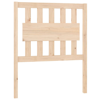 vidaXL Bed Headboard | Natural wood | Solid pine wood | 80.5 cm x 4 cm x 100 cm