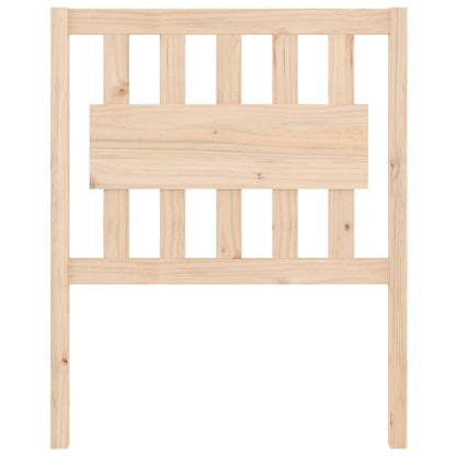 vidaXL Bed Headboard | Natural wood | Solid pine wood | 80.5 cm x 4 cm x 100 cm