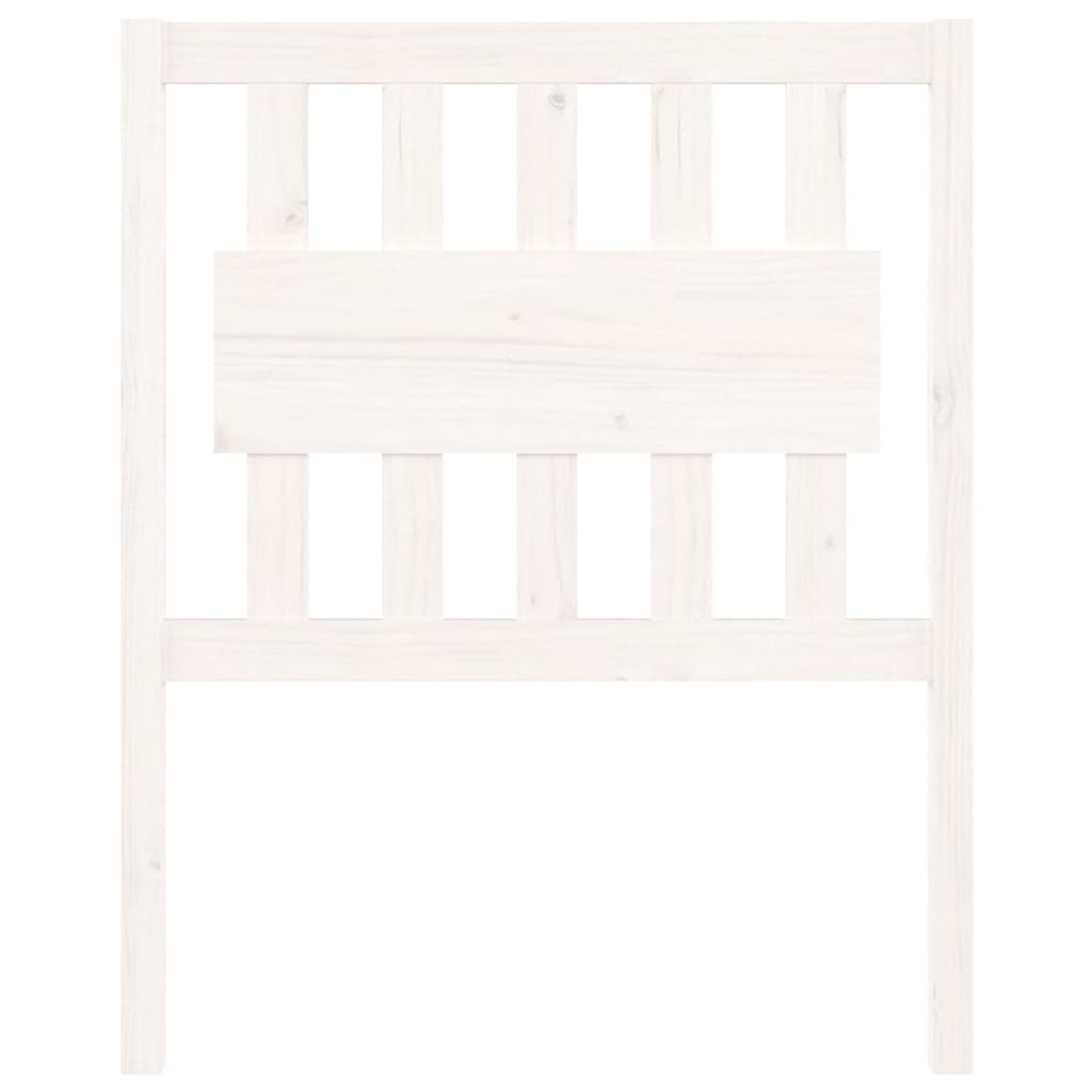 vidaXL Bed Headboard White 80.5x4x100 cm Solid Wood Pine