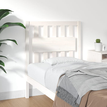 vidaXL Bed Headboard White 80.5x4x100 cm Solid Wood Pine