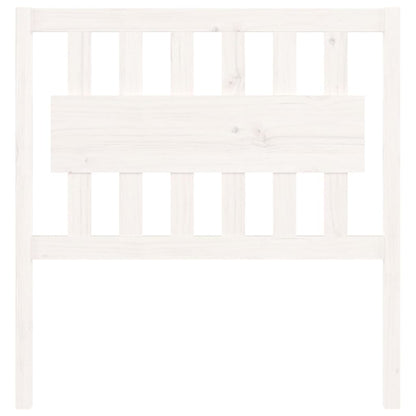 vidaXL Bed Headboard White 95.5x4x100 cm Solid Wood Pine