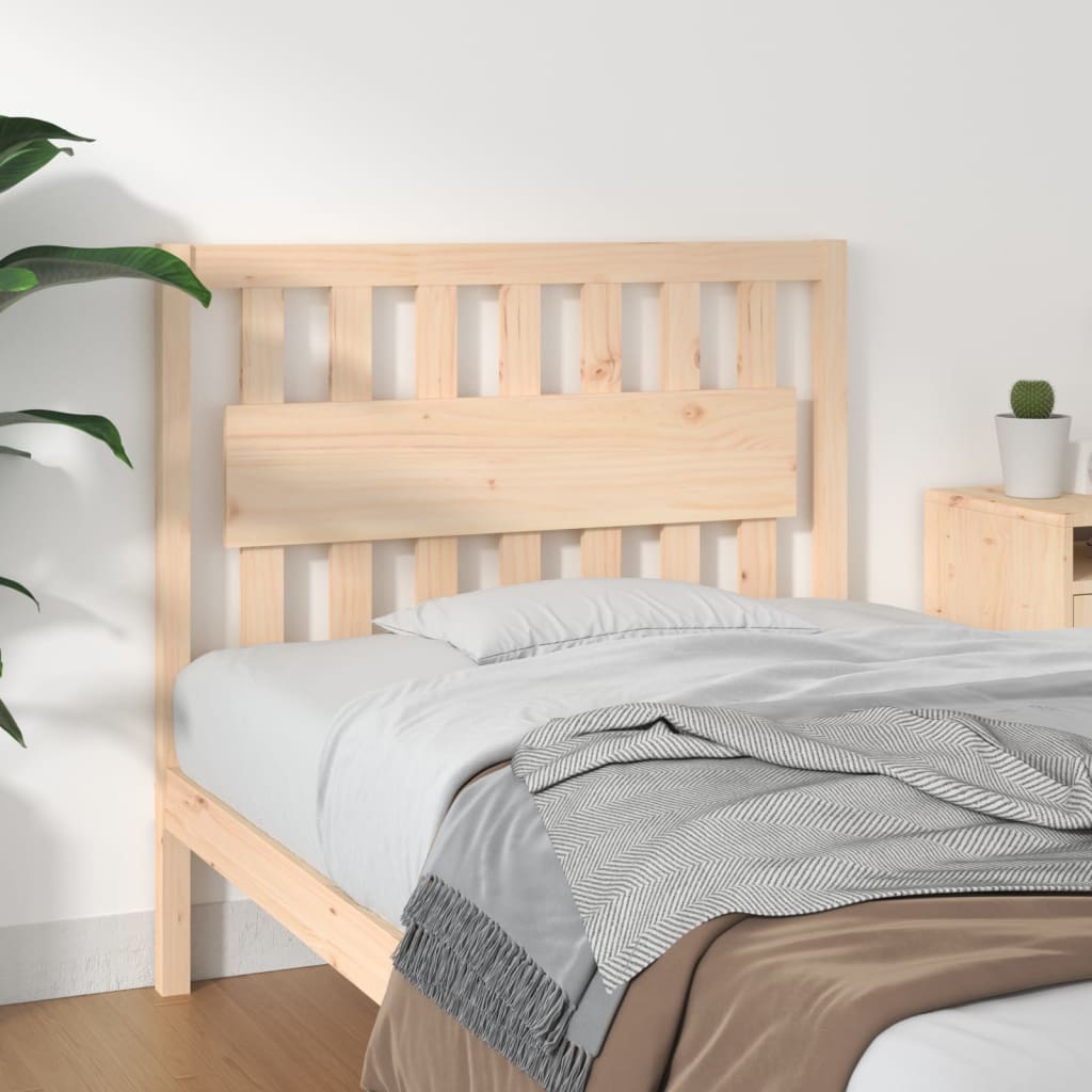 vidaXL Bed Headboard 105.5x4x100 cm Solid Wood Pine