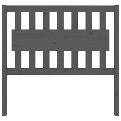 vidaXL Bed Headboard Grey 105.5x4x100 cm Solid Wood Pine