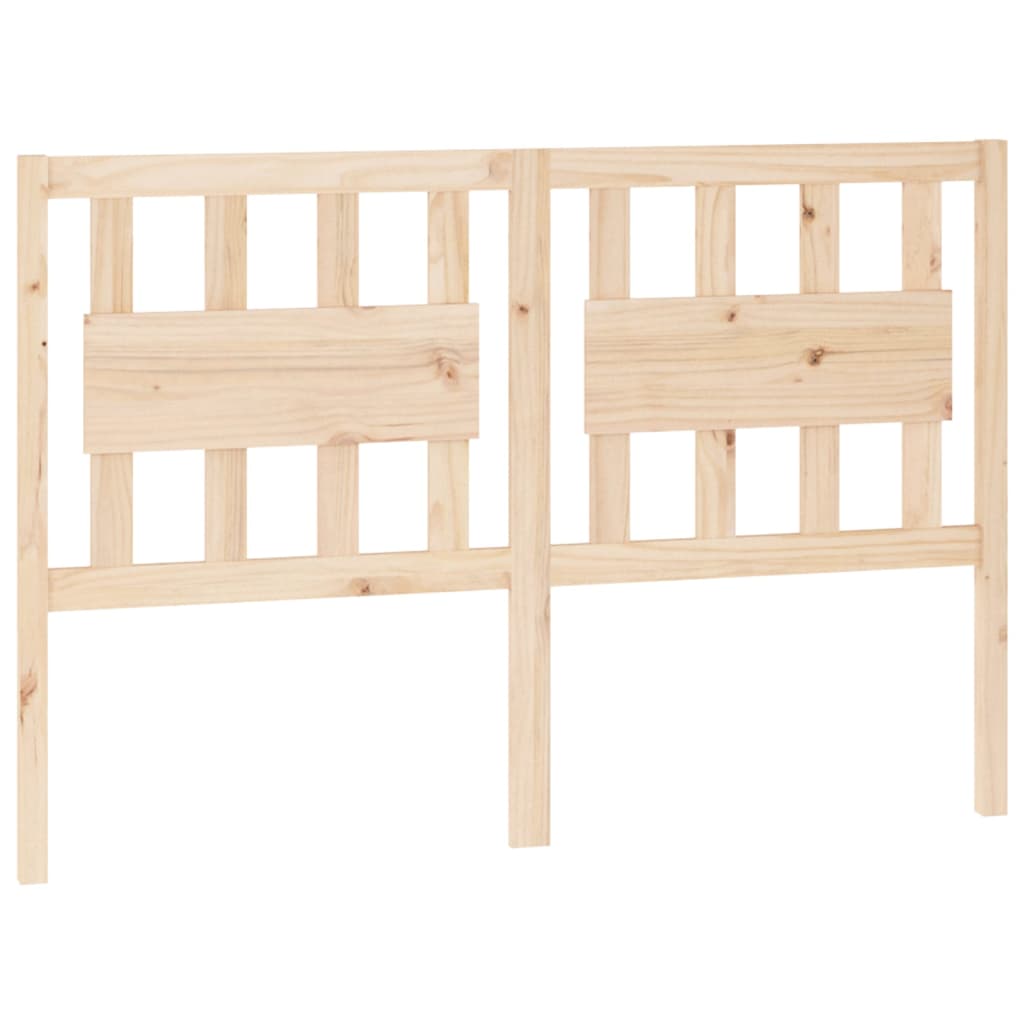 vidaXL Bed Headboard | Natural Pine | Solid pinewood (untreated) | 140.5 cm wide