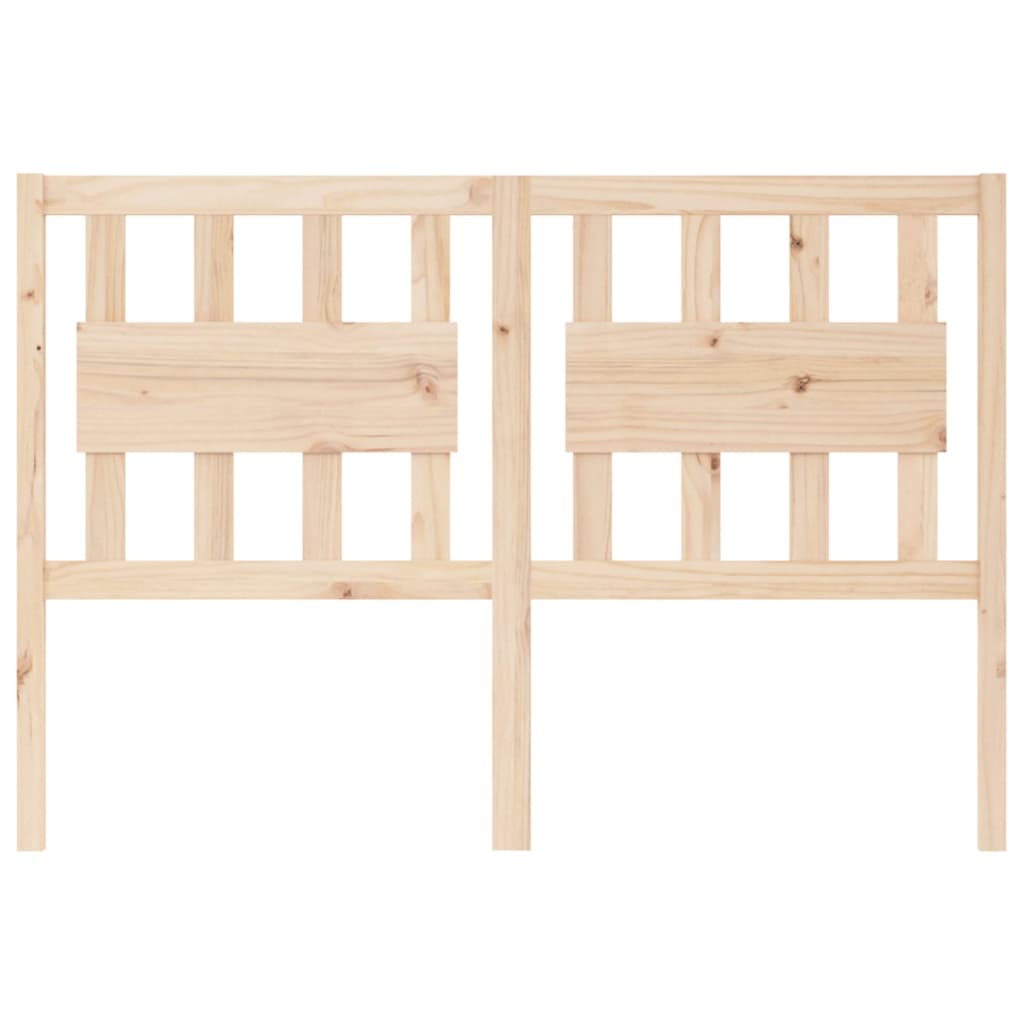 vidaXL Bed Headboard | Natural Pine | Solid pinewood (untreated) | 140.5 cm wide