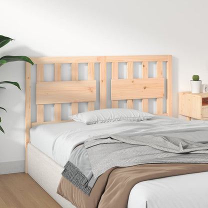 vidaXL Bed Headboard | Natural Pine | Solid pinewood (untreated) | 140.5 cm wide