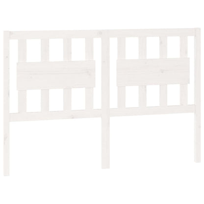 vidaXL Bed Headboard | White | Solid pine wood | Standard Size