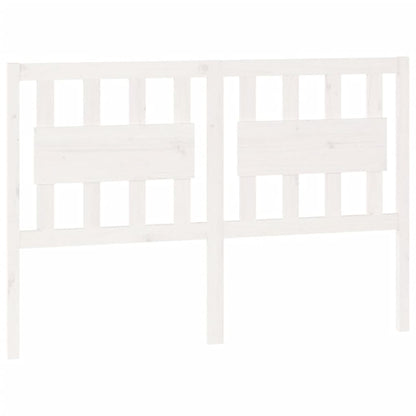 vidaXL Bed Headboard White 145.5x4x100 cm Solid Wood Pine