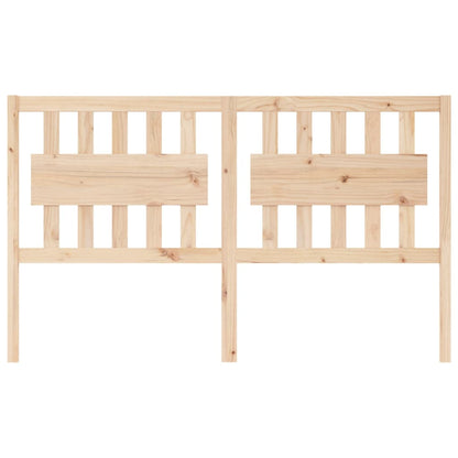 vidaXL Bed Headboard 155.5x4x100 cm Solid Wood Pine