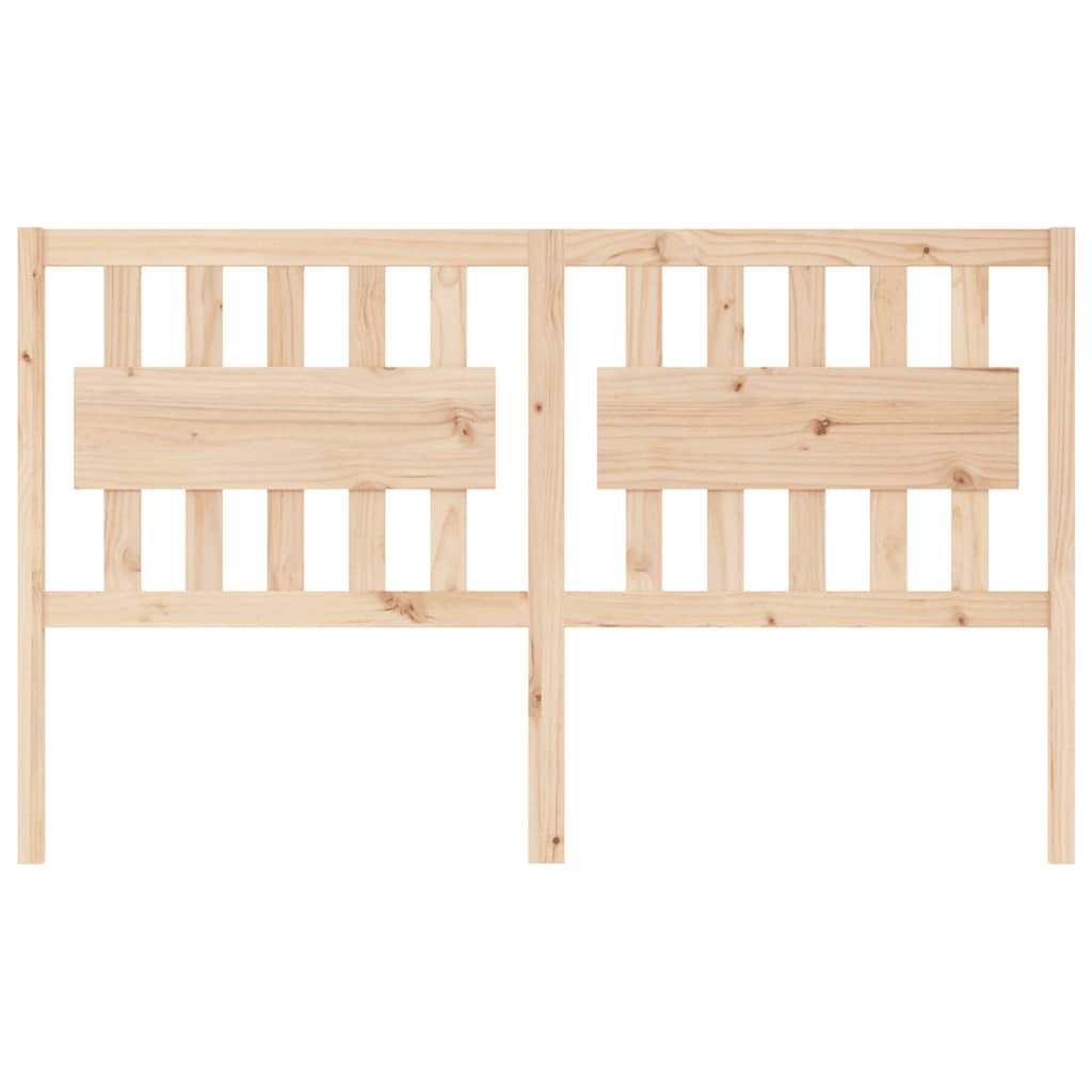vidaXL Bed Headboard 165.5x4x100 cm Solid Wood Pine