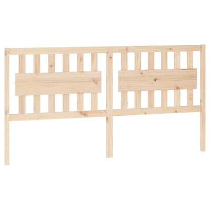 vidaXL Bed Headboard | Natural wood | Solid Pine Wood | 185.5 x 4 x 100 cm