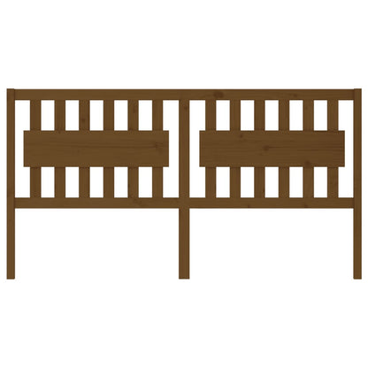 vidaXL Bed Headboard Honey Brown 185.5x4x100 cm Solid Wood Pine