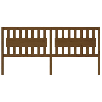vidaXL Bed Headboard Honey Brown 205.5x4x100 cm Solid Wood Pine