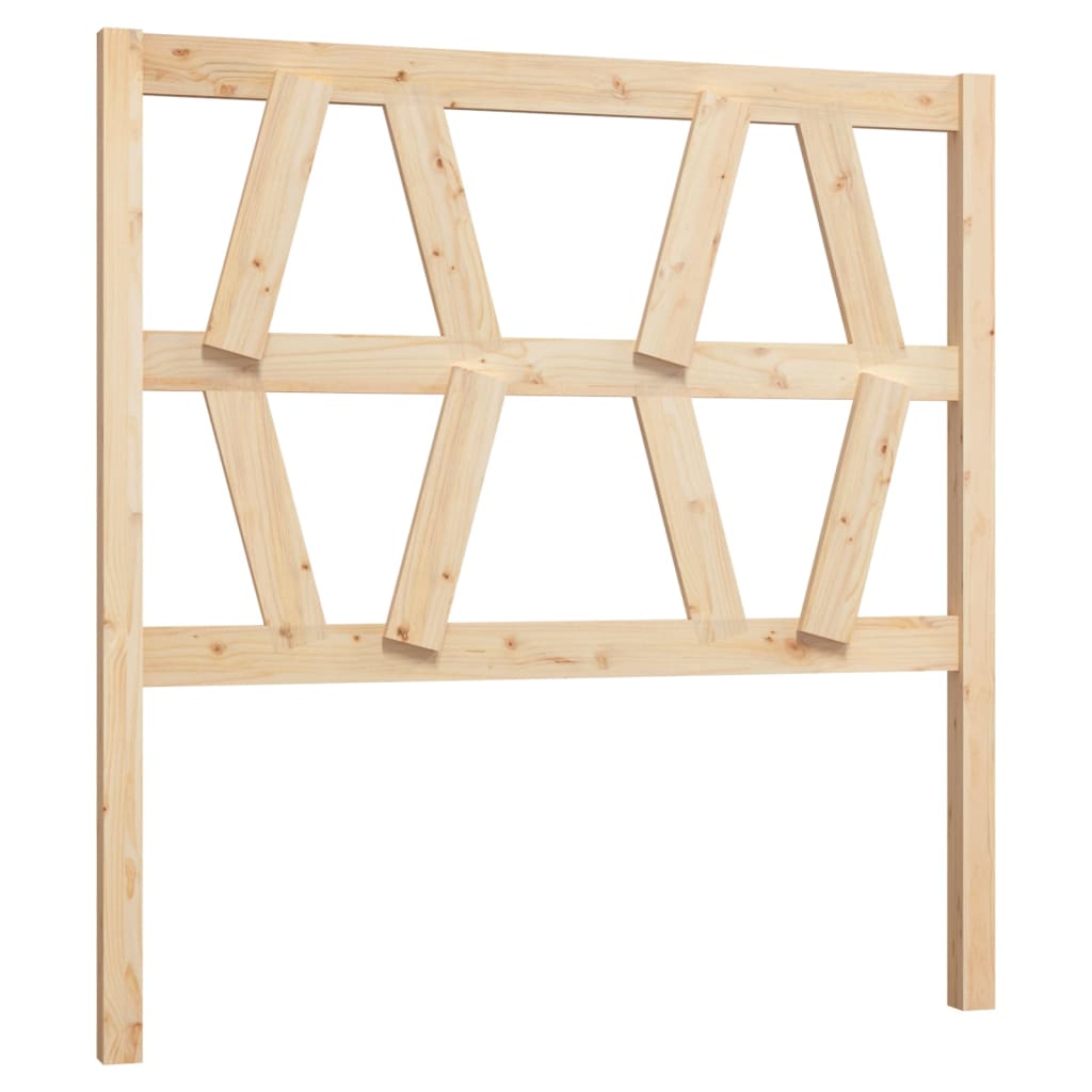 vidaXL Bed Headboard 96x4x100 cm Solid Wood Pine