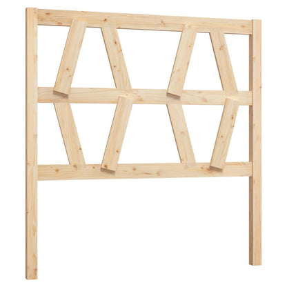 vidaXL Bed Headboard 96x4x100 cm Solid Wood Pine