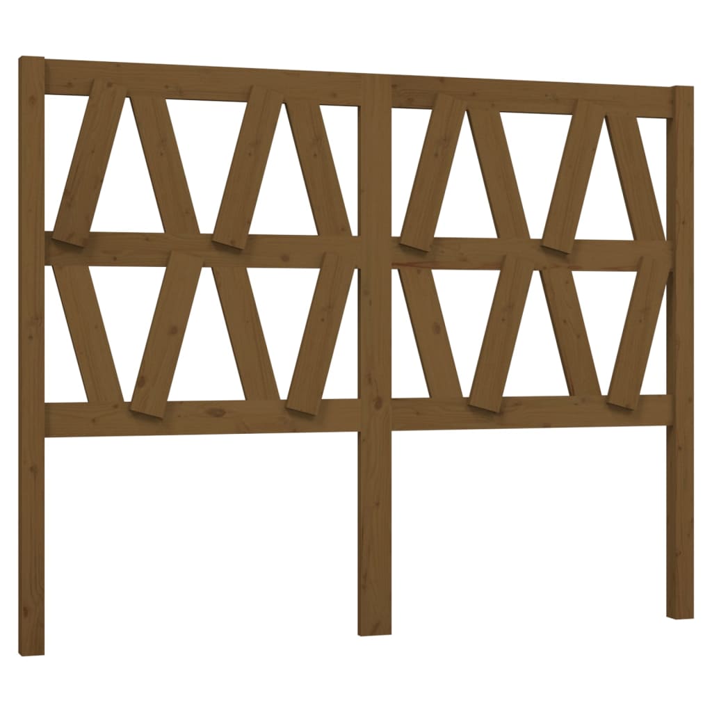 vidaXL Bed Headboard | Honey Brown | Solid Pine Wood | Stylish Design
