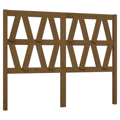 vidaXL Bed Headboard | Honey Brown | Solid Pine Wood | Stylish Design