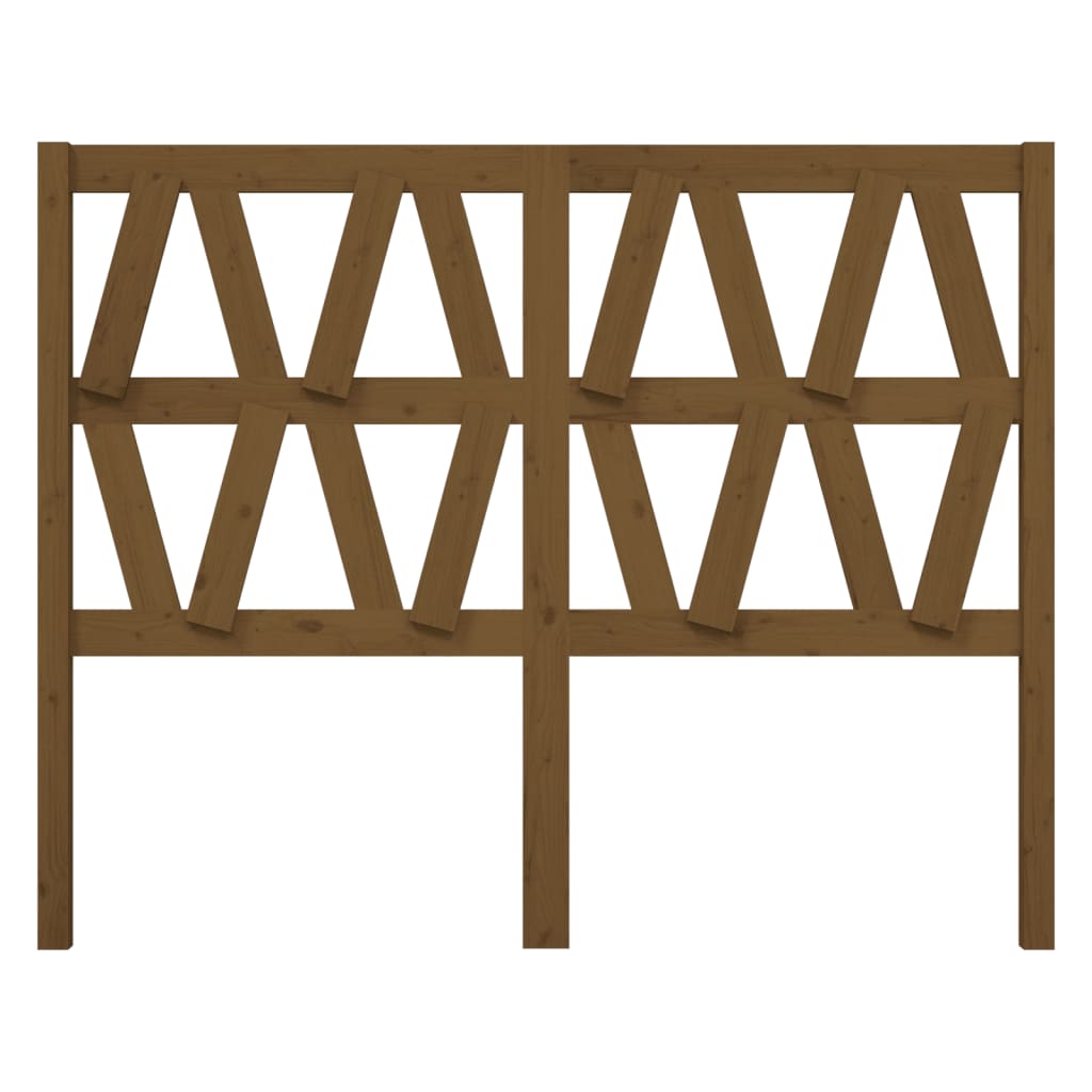 vidaXL Bed Headboard | Honey Brown | Solid Pine Wood | Stylish Design