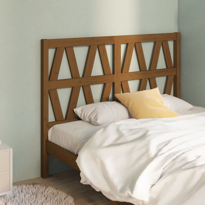 vidaXL Bed Headboard | Honey Brown | Solid Pine Wood | Stylish Design